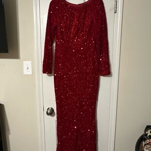Romagic‎ Scarlet Sequin Gown